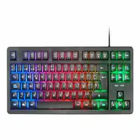 Mars Gaming MK023, Teclado Gaming TKL, Tecnología Híbrida H-Mech, Iluminación FRGB