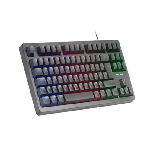 Mars Gaming MK023, Teclado Gaming TKL, Tecnología Híbrida H-Mech, Iluminación FRGB