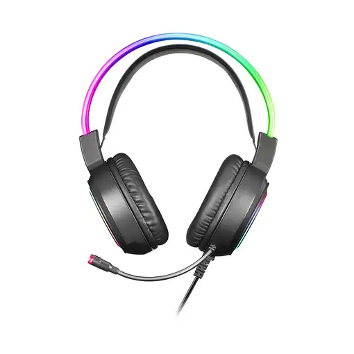 Mars Gaming MHRGB, Auriculares Chroma RGB Flow, Micrófono Profesional, Sonido Espa