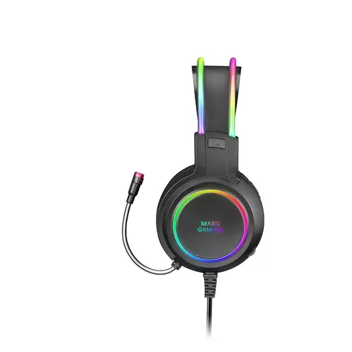 Mars Gaming MHRGB, Auriculares Chroma RGB Flow, Micrófono Profesional, Sonido Espa