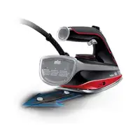 Braun FreeStyle 5 SI 5057 RD Plancha a vapor Suela de cerámica 2700 W Negro, Rojo