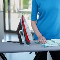 Braun FreeStyle 5 SI 5057 RD Plancha a vapor Suela de cerámica 2700 W Negro, Rojo