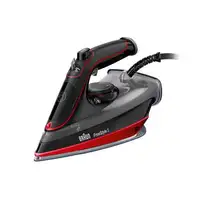 Braun FreeStyle 5 SI 5057 RD Plancha a vapor Suela de cerámica 2700 W Negro, Rojo
