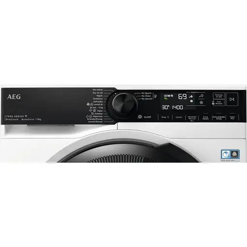 Lavadora carga frontal 9 kg 1351 RPM Blanco 914 501 012 AEG