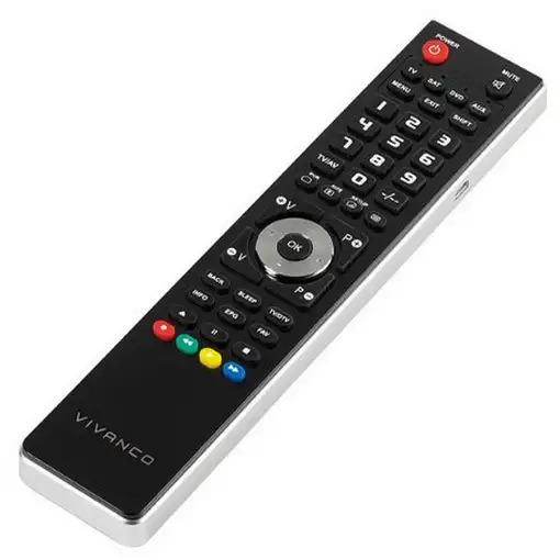 Vivanco 37600 mando a distancia DTC, DTT, DTV, DVD/Blu-ray, DVDR-HDD, DVR, Sistema