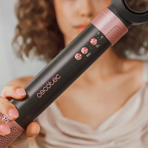 Cecotec Bamba CeramicCare 12in1 AirGlam Black Herramienta de peinado con múltiples