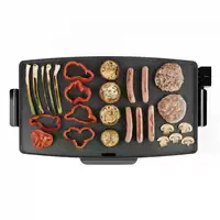 Plancha de cocina eléctrica JATA JEGR1603 de 60 x 35 cm (XXL). 2400 W