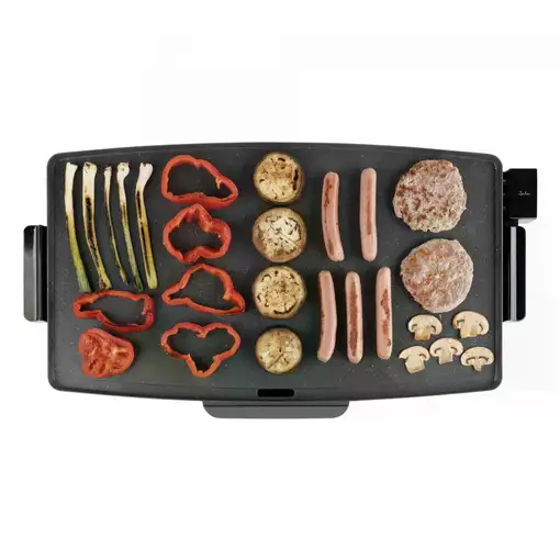 Plancha de cocina eléctrica JATA JEGR1603 de 60 x 35 cm (XXL). 2400 W