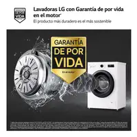 LG F4X1009NWK lavadora Carga frontal 9 kg 1400 RPM Blanco