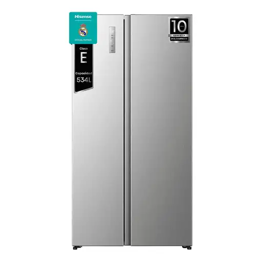 Hisense RS3P538NAIE nevera puerta lado a lado Integrado/Independiente 534 L Acero