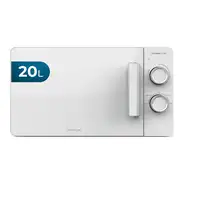 Microondas con grill sin plato, blanco 20 L 700 W, Proclean 3020 Flatbed CECOTEC