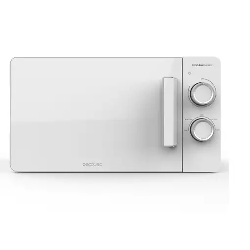 Microondas con grill sin plato, blanco 20 L 700 W, Proclean 3020 Flatbed CECOTEC