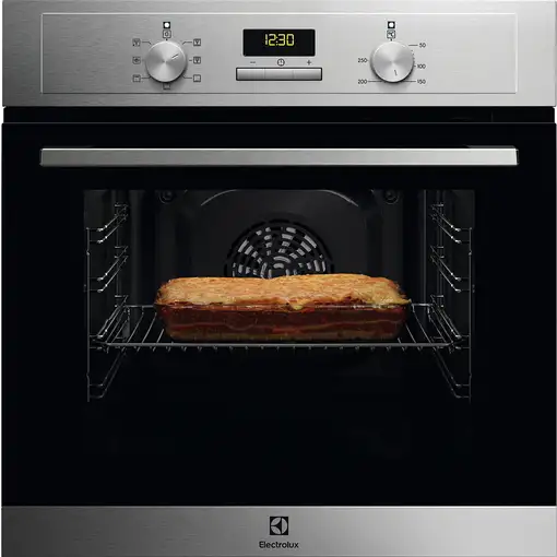 Electrolux Serie 300 EOH3H00BX 65 L Negro, Acero inoxidable