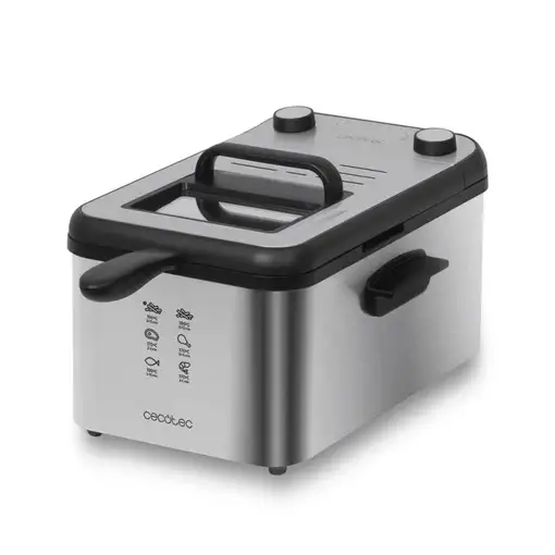 Cecotec Freidora con aceite Freidora CleanFry Infinity 3000 Full Inox