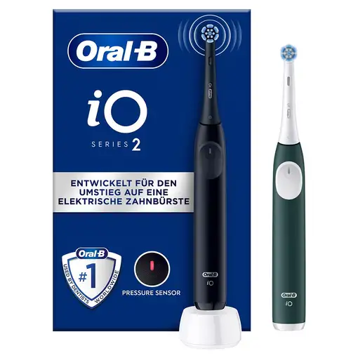 Oral-B iO Series 2 Adulto Cepillo dental vibratorio Negro, Verde