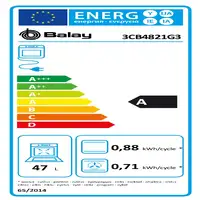Horno 47 L Grafito 3CB4821G3 BALAY Horno 47 L Grafito 3CB4821G3 BALAY