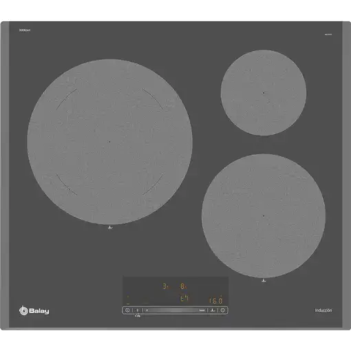 Balay 3EB965AH hobs Gris Integrado 60 cm Con placa de inducción 3 zona(s)