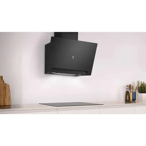 Balay 3BC587LN campana De pared Negro 432 m³/h