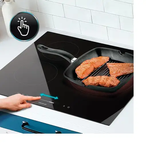 Cecotec Bolero Squad V 3100 Negro Integrado 59 cm Cerámico 3 zona(s)