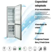 Infiniton FGC-236C70XEM nevera combi Independiente 231 L E Acero inoxidable Infiniton FGC-236C70XEM nevera combi Independiente 231 L E Acero inoxidable