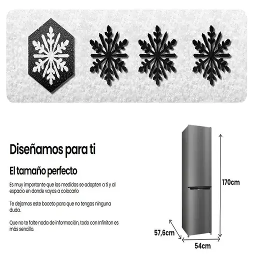 Infiniton FGC-236C70XEM nevera combi Independiente 231 L E Acero inoxidable