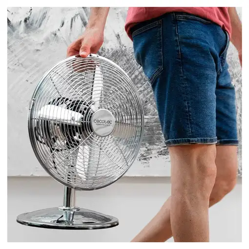 Cecotec  Ventilador de sobremesa EnergySilence 620 RetroDesk