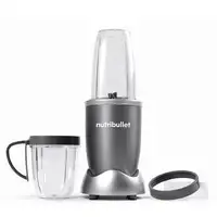 NutriBullet NB505DG 0,71 L Licuadora de vaso 500 W Negro, Plata, Transparente