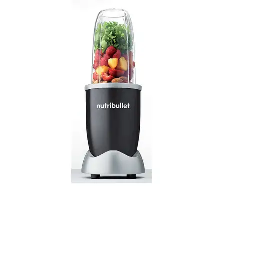NutriBullet NB505DG 0,71 L Licuadora de vaso 500 W Negro, Plata, Transparente