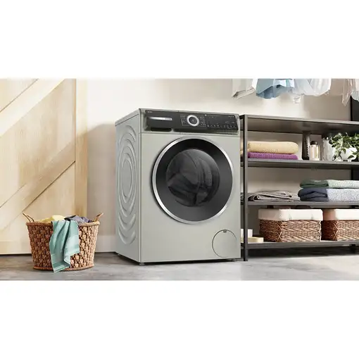 Lavadora de 9 kg 1400 rpm Acero inoxidable WGH244AXES BOSCH
