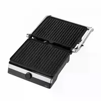 Parrilla eléctrica grill JATA JEGR1596 con placas rayadas (29 x 23,6 cm). 2000 W