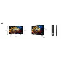 TCL C65 43C655 Televisor 109,2 cm (43\) 4K Ultra HD Smart TV Wifi Titanio 430 cd /
