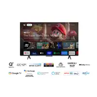 TCL C65 43C655 Televisor 109,2 cm (43\) 4K Ultra HD Smart TV Wifi Titanio 430 cd /
