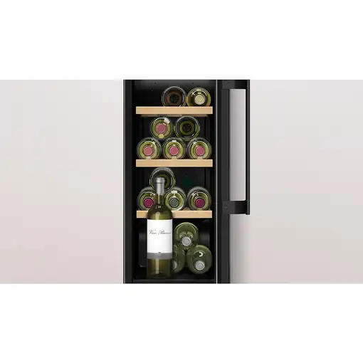 Balay 3WUF073B enfriador de vino Nevera de vino Bajo encimera Negro 21 botella(s)