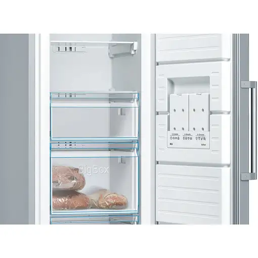 Bosch Serie 4 GSN36VIEP congelador Congelador vertical Independiente 242 L E Acero