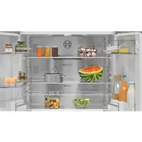 Bosch Serie 4 KFN96APEA nevera puerta lado a lado Independiente 605 L E Acero inox
