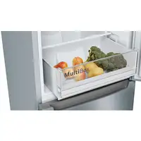 Bosch Serie 2 KGN33NLEB nevera y congelador Independiente 282 L E Acero inoxidable