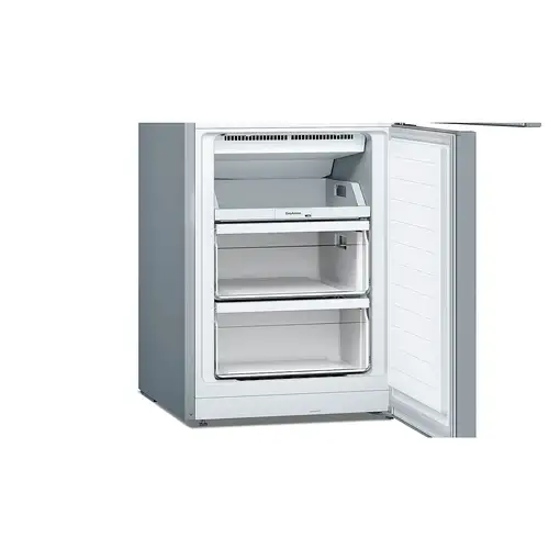 Bosch Serie 2 KGN33NLEB nevera y congelador Independiente 282 L E Acero inoxidable