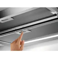 AEG DPE5660M Semintegrada (extraíble) Gris 495 m³/h