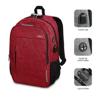 Mochila Para Portátil Urban Lock 16\  Rojo