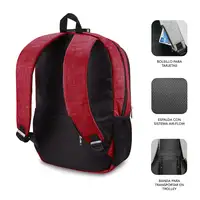Mochila Para Portátil Urban Lock 16\  Rojo