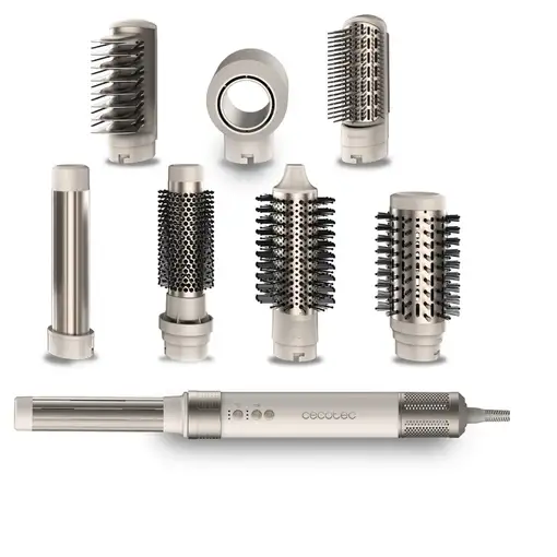 Cecotec CeramicCare AirGlam Herramienta de peinado con múltiples accesorios Calien