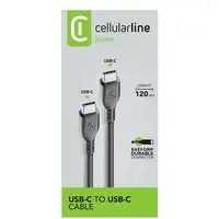 Cellularline Power Cable 120cm - USB-C to USB-C
