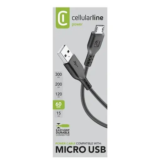 Cellularline Power Cable 60cm - MICRO USB