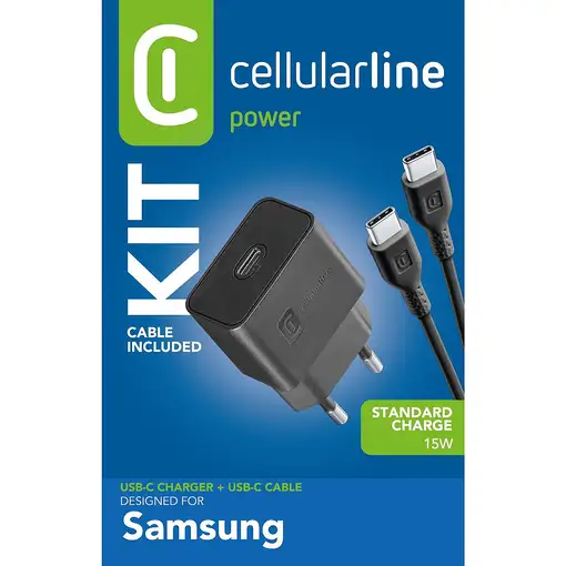 Cellularline USB-C Charger Kit 15W
