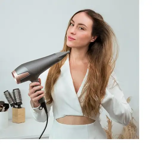 Secador de pelo  IoniCare Radiance  2500 W Negro, Oro rosa CECOTEC