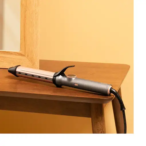 Cecotec Bamba SurfCare Epic Curly Sphere Rizador de pelo Caliente Negro, Bronce 1,