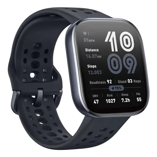 Amazfit Bip 6 Black 5 cm (1.97\) AMOLED Digital 390 x 450 Pixeles Pantalla táctil