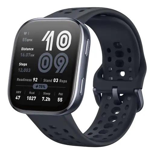 Amazfit Bip 6 Black 5 cm (1.97\) AMOLED Digital 390 x 450 Pixeles Pantalla táctil
