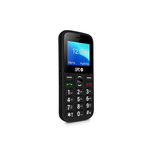 SPC FORTUNE 2 4G 4,5 cm (1.77\) 74 g Negro Teléfono para personas mayores