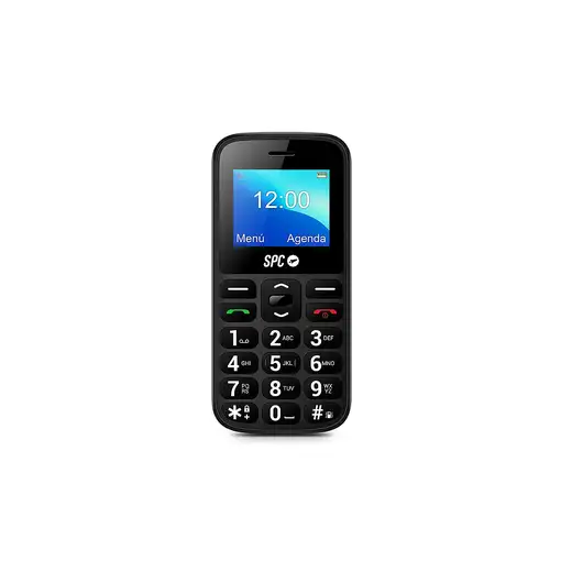 SPC FORTUNE 2 4G 4,5 cm (1.77\) 74 g Negro Teléfono para personas mayores